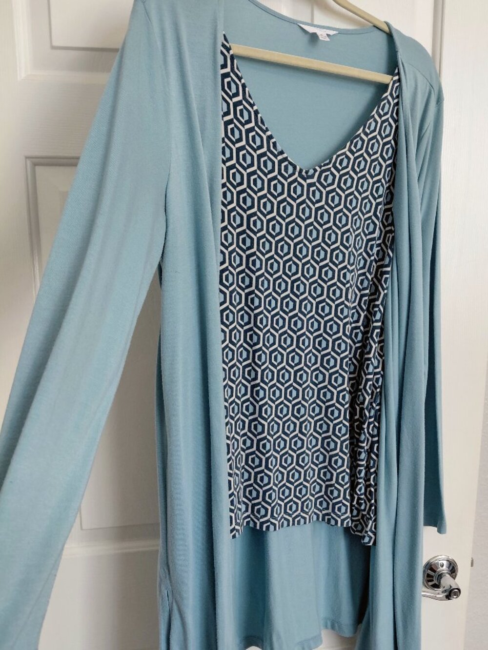 Time and Tru Layered Look Top – Size XL (16–18) – One Piece Outfit